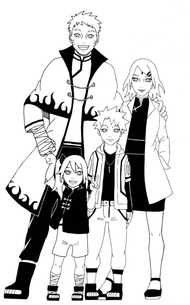 NaruSaku Family Portrait