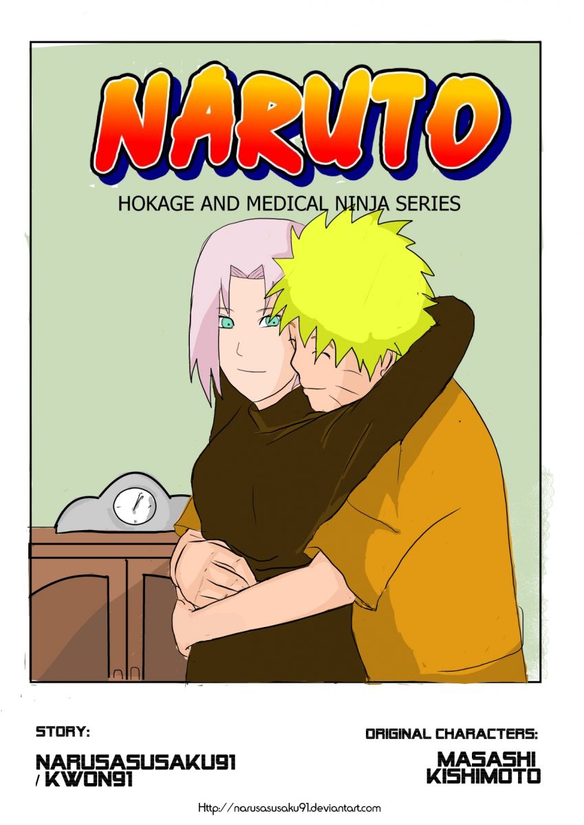 Naruto and Sakura hug
