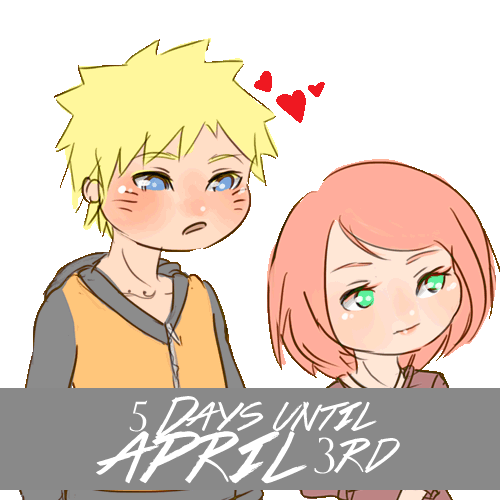 5 Days until April 3rd, NaruSaku day